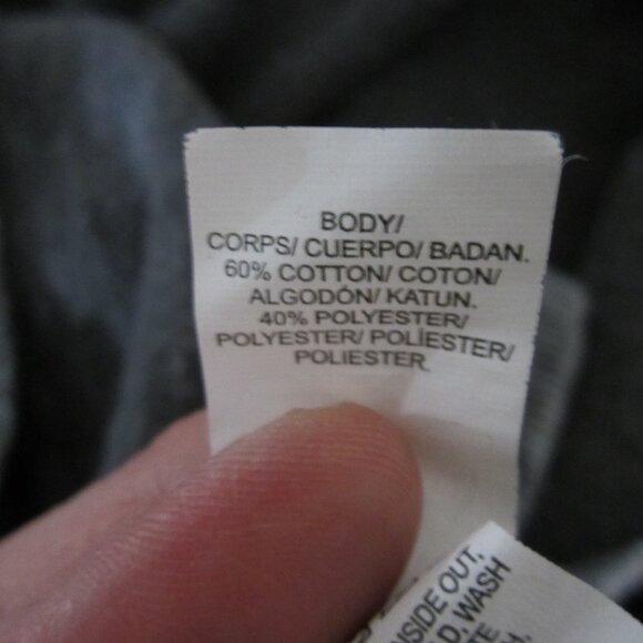 Lucky Brand Women's Draw-String Hoodie Distressed in Gray Size XXL - Picture 8 of 10